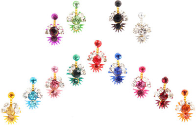

Instabuyz Fancy Forehead Multicolor Bindis(Medium)