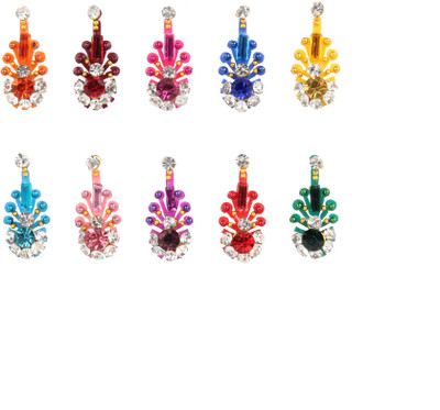 

INSTABUYZ Desingner Bindi Forehead Multicolor Bindis(Traditional Bindi)