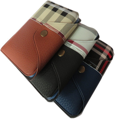 

Sunrays 10 Card Holder(Set of 3, Multicolor)