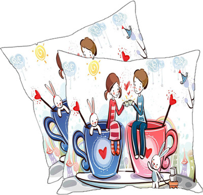 

Sleep Nature's Printed Cushions Cover(Pack of 2, 30.63 cm*30.63 cm, Multicolor)