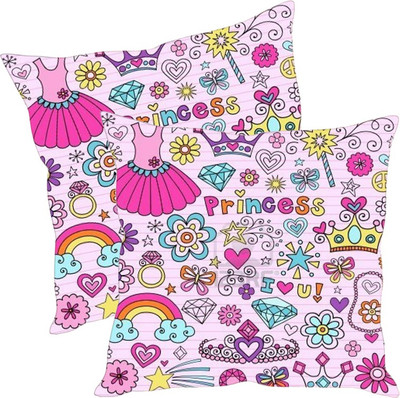 

Sleep Nature's Printed Cushions Cover(Pack of 2, 40.63 cm*40.63 cm, Multicolor)