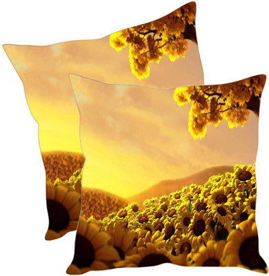 

Sleep Nature's Printed Cushions Cover(Pack of 2, 30.63 cm*30.63 cm, Multicolor)