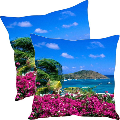 

Sleep Nature's Printed Cushions Cover(Pack of 2, 30.63 cm*30.63 cm, Multicolor)