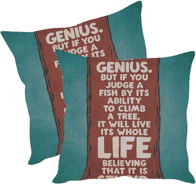 

Sleep Nature's Printed Cushions Cover(Pack of 2, 40.63 cm*40.63 cm, Multicolor)