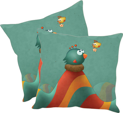 

Sleep Nature's Printed Cushions Cover(Pack of 2, 40.63 cm*40.63 cm, Multicolor)
