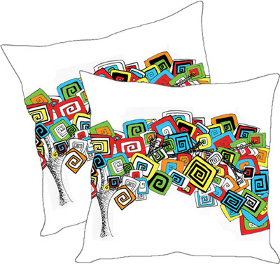 

Sleep Nature's Printed Cushions Cover(Pack of 2, 40.63 cm*40.63 cm, Multicolor)