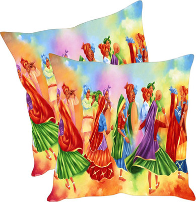 

Sleep Nature's Printed Cushions Cover(Pack of 2, 40.63 cm*40.63 cm, Multicolor)