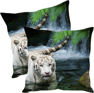 

Sleep Nature's Printed Cushions Cover(Pack of 2, 30.63 cm*30.63 cm, Multicolor)