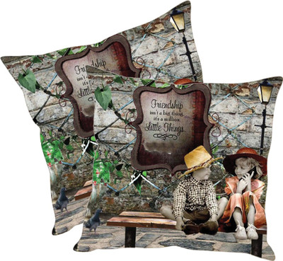 

Sleep Nature's Printed Cushions Cover(Pack of 2, 40.63 cm*40.63 cm, Multicolor)