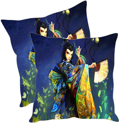 

Sleep Nature's Printed Cushions Cover(Pack of 2, 40.63 cm*40.63 cm, Multicolor)