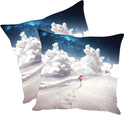 

Sleep Nature's Printed Cushions Cover(Pack of 2, 30.63 cm*30.63 cm, Multicolor)