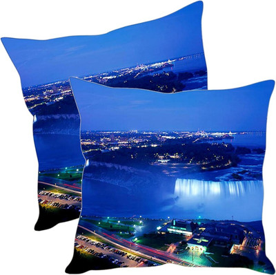 

Sleep Nature's Printed Cushions Cover(Pack of 2, 40.63 cm*40.63 cm, Multicolor)