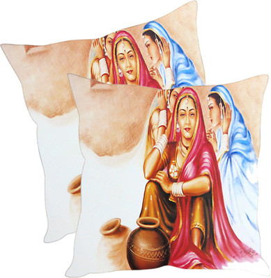 

Sleep Nature's Printed Cushions Cover(Pack of 2, 40.63 cm*40.63 cm, Multicolor)