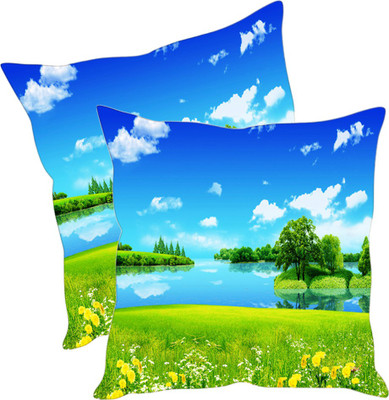 

Sleep Nature's Printed Cushions Cover(Pack of 2, 30.63 cm*30.63 cm, Multicolor)