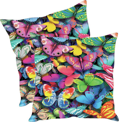 

Sleep Nature's Printed Cushions Cover(Pack of 2, 30.63 cm*30.63 cm, Multicolor)