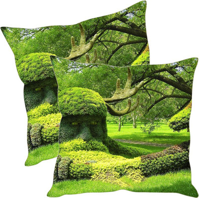 

Sleep Nature's Printed Cushions Cover(Pack of 2, 30.63 cm*30.63 cm, Multicolor)
