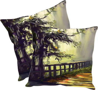 

Sleep Nature's Printed Cushions Cover(Pack of 2, 30.63 cm*30.63 cm, Multicolor)
