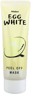 

Mistine Egg White Whitening Poreless & Anti-blackhead Peel Off Face Facial Mask(85 g)