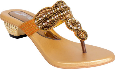 

NIHAR Girls Slip-on Heels(Multicolor