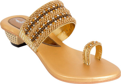 

NIHAR Girls Slip-on Heels(Multicolor