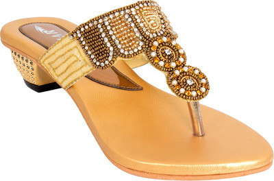 

NIHAR Girls Slip-on Heels(Multicolor