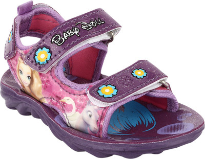 

WINDY Girls Velcro Flats(Purple