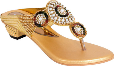 

NIHAR Girls Slip-on Heels(Multicolor