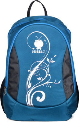 

PIPILIKA 16 inch Laptop Backpack(Multicolor), Sky blue & dark grey