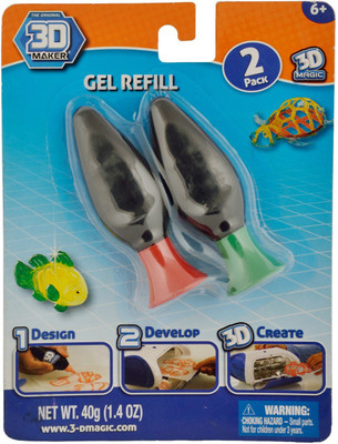 

4M 3D Maker 2 Gel Refill Gel Red / Green(Red, Green)