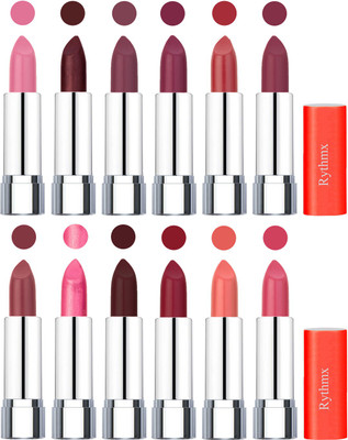 

Rythmx Creamy Matte Lipstick 006(Pink, Cherry, Purple, Dark Purple, Coral, Mauve, Nude, Dark Pink, Coffee, Radish Maroon, Light Orange, Peach, 48 g)