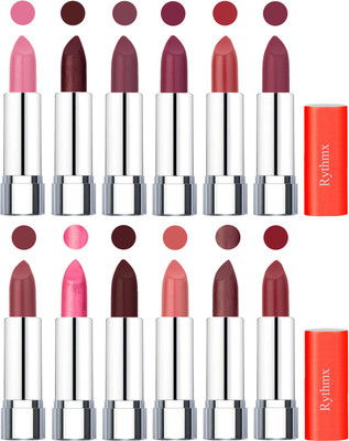 

Rythmx Creamy Matte Lipstick 006(Pink, Cherry, Purple, Dark Purple, Coral, Mauve, Nude, Dark Pink, Coffee, Matelic Peach, Matelic Coffee, Red, 48 g)