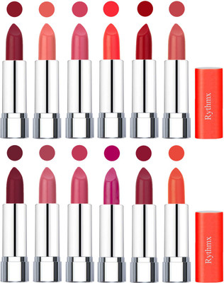 

Rythmx Creamy Matte Lipstick 016(Radish Maroon, Light Orange, Peach, Orange, Red, Peach, Brick Red, Peach, Magenta, Dark Pink, Maroon Rebel, Orange, 48 g)