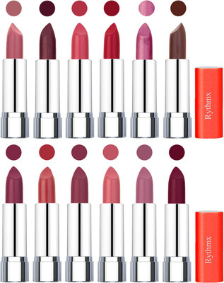 

Rythmx Creamy Matte Lipstick 002(Nude, Maroon, Rose, Orange Red, Light Purple, Brown, Dark Purple, Coral, Mauve, Orange Fever, Plum, Maroon, 48 g)