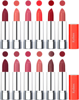 

Rythmx Creamy Matte Lipstick 016(Radish Maroon, Light Orange, Peach, Orange, Red, Peach, Brick Red, Peach, Magenta, Matelic Peach, Matelic Coffee, Red, 48 g)