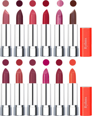 

Rythmx Creamy Matte Lipstick 002(Nude, Maroon, Rose, Orange Red, Light Purple, Brown, Dark Purple, Coral, Mauve, Dark Pink, Maroon Rebel, Orange, 48 g)