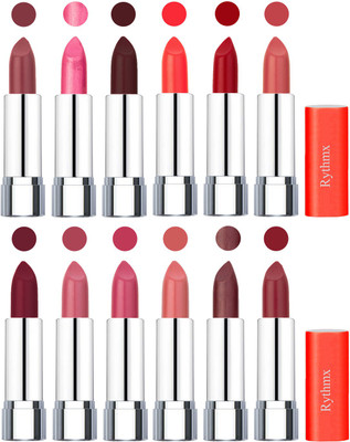 

Rythmx Creamy Matte Lipstick 014(Nude, Dark Pink, Coffee, Orange, Red, Peach, Brick Red, Peach, Magenta, Matelic Peach, Matelic Coffee, Red, 48 g)