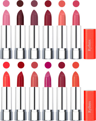 

Rythmx Creamy Matte Lipstick 008(Pink, Cherry, Purple, Radish Maroon, Light Orange, Peach, Orange, Red, Peach, Dark Pink, Maroon Rebel, Orange, 48 g)