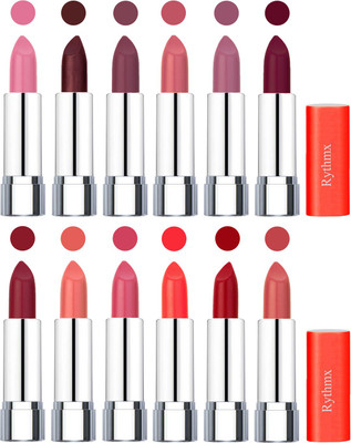 

Rythmx Creamy Matte Lipstick 007(Pink, Cherry, Purple, Orange Fever, Plum, Maroon, Radish Maroon, Light Orange, Peach, Orange, Red, Peach, 48 g)