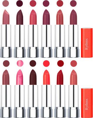 

Rythmx Creamy Matte Lipstick 002(Nude, Maroon, Rose, Dark Purple, Coral, Mauve, Nude, Dark Pink, Coffee, Orange, Red, Peach, 48 g)