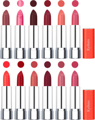 

Rythmx Creamy Matte Lipstick 014(Nude, Dark Pink, Coffee, Radish Maroon, Light Orange, Peach, Orange, Red, Peach, Brick Red, Peach, Magenta, 48 g)