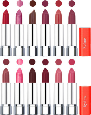 

Rythmx Creamy Matte Lipstick 009(Orange Red, Light Purple, Brown, Dark Purple, Coral, Mauve, Nude, Dark Pink, Coffee, Brick Red, Peach, Magenta, 48 g)