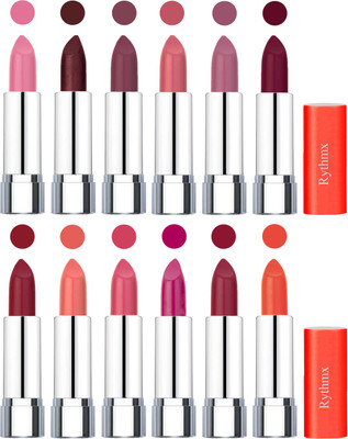 

Rythmx Creamy Matte Lipstick 007(Pink, Cherry, Purple, Orange Fever, Plum, Maroon, Radish Maroon, Light Orange, Peach, Dark Pink, Maroon Rebel, Orange, 48 g)