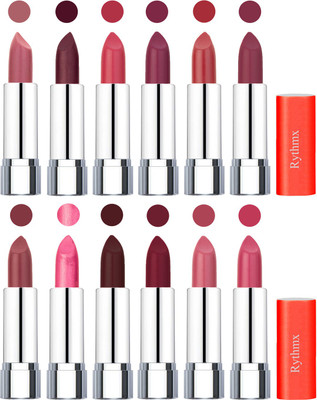 

Rythmx Creamy Matte Lipstick 003(Nude, Maroon, Rose, Dark Purple, Coral, Mauve, Nude, Dark Pink, Coffee, Brick Red, Peach, Magenta, 48 g)
