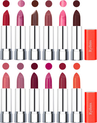 

Rythmx Creamy Matte Lipstick 010(Orange Red, Light Purple, Brown, Nude, Dark Pink, Coffee, Orange Fever, Plum, Maroon, Dark Pink, Maroon Rebel, Orange, 48 g)