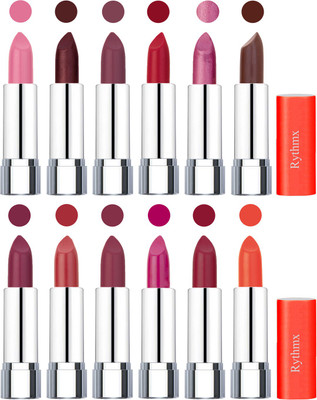 

Rythmx Creamy Matte Lipstick 006(Pink, Cherry, Purple, Orange Red, Light Purple, Brown, Dark Purple, Coral, Mauve, Dark Pink, Maroon Rebel, Orange, 48 g)