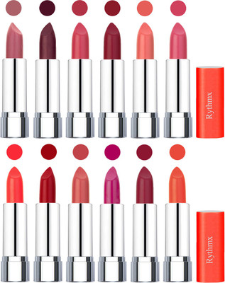 

Rythmx Creamy Matte Lipstick 004(Nude, Maroon, Rose, Radish Maroon, Light Orange, Peach, Orange, Red, Peach, Dark Pink, Maroon Rebel, Orange, 48 g)