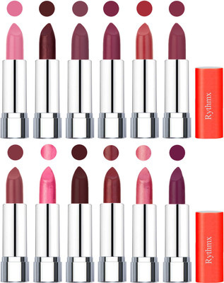

Rythmx Creamy Matte Lipstick 006(Pink, Cherry, Purple, Dark Purple, Coral, Mauve, Nude, Dark Pink, Coffee, Matelic Mauve, Matelic Pink, Dark Purple, 48 g)