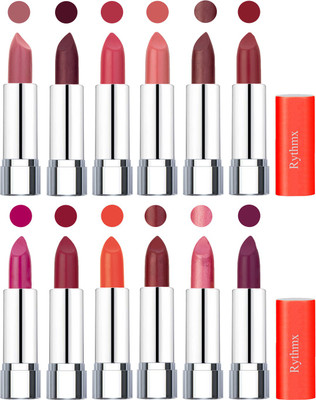 

Rythmx Creamy Matte Lipstick 005(Nude, Maroon, Rose, Matelic Peach, Matelic Coffee, Red, Dark Pink, Maroon Rebel, Orange, Matelic Mauve, Matelic Pink, Dark Purple, 48 g)