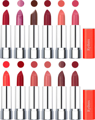 

Rythmx Creamy Matte Lipstick 011(Orange Red, Light Purple, Brown, Radish Maroon, Light Orange, Peach, Orange, Red, Peach, Matelic Peach, Matelic Coffee, Red, 48 g)
