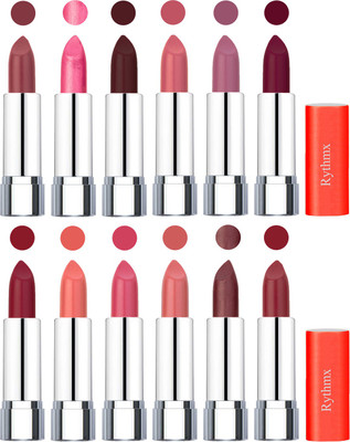 

Rythmx Creamy Matte Lipstick 014(Nude, Dark Pink, Coffee, Orange Fever, Plum, Maroon, Radish Maroon, Light Orange, Peach, Matelic Peach, Matelic Coffee, Red, 48 g)